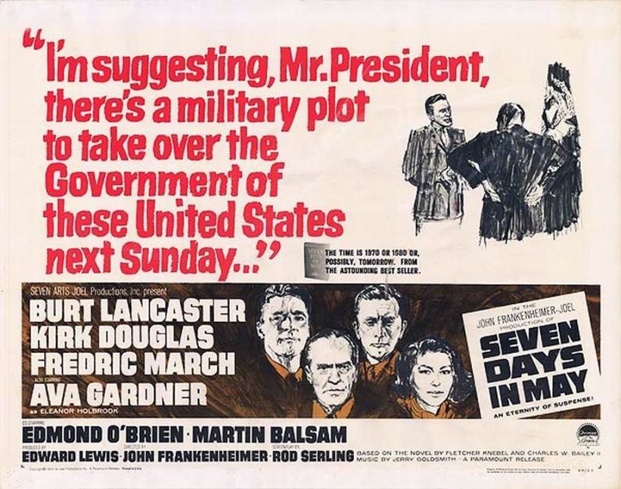 Risultati immagini per seven days in may 1964